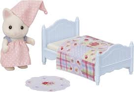Sylvanian Families - Floral Cat Girl's Naptime Set