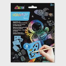 Avenir Scratch - Space with Stencil