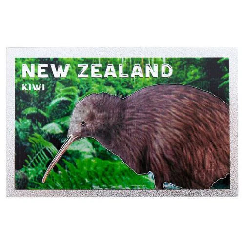 NZ Magnet - Foil Magnet Kiwi