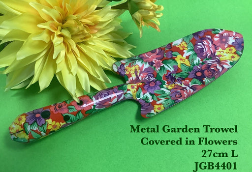 JGB - Metal Garden Trowel Covered in Flowers