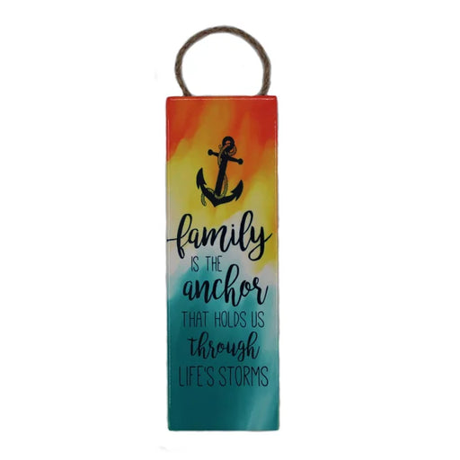 Wall Art - Family is the Anchor Hanger