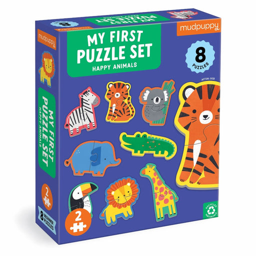 Mudpuppy - My First Puzzle Set - Happy Animals