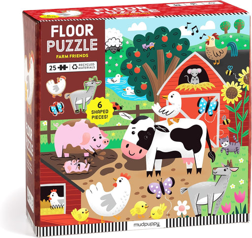 Mudpuppy - Floor Puzzle - Farm Friends (25pc)