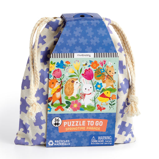 Mudpuppy - Puzzle to Go - Springtime Parade (36pc)