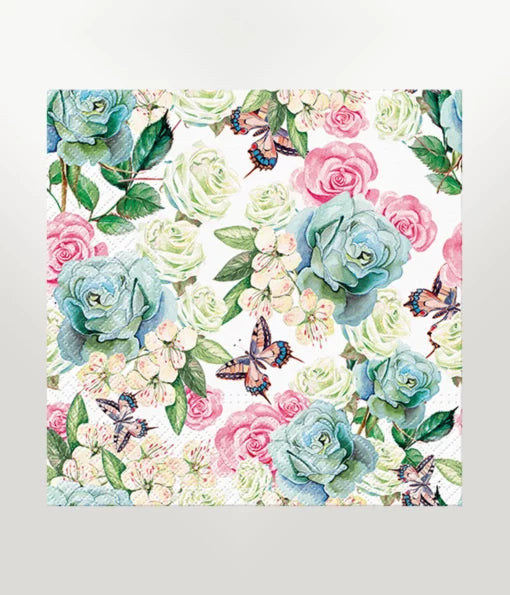 Napkins - Powder Garden Multi 20pk