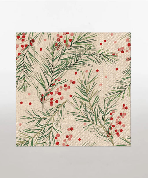 Napkins - Recycled Springs Holly 20pk