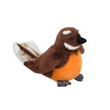 NZ Wildlife Soft Toy - Fantail (Piwakawaka)