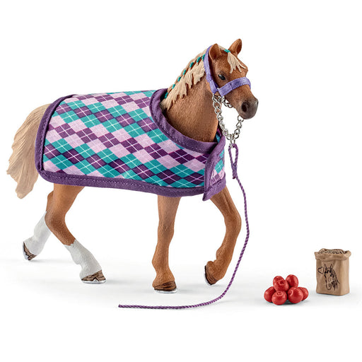 Schleich - English Thoroughbred with blanket