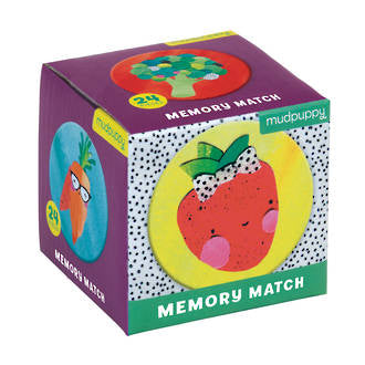 Mudpuppy - Mini Memory Match Game Fruits & Veggies