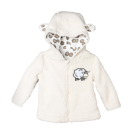 Kiwi & Friends - Baby Sherpa Hoodie (0) Cream 6-12 months