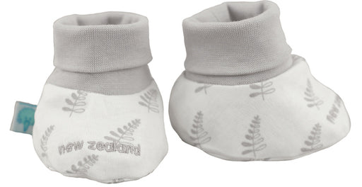 My First Kiwi - Baby Booties - Fern