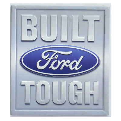 Man Cave - Wall Plaque Built Ford Tough