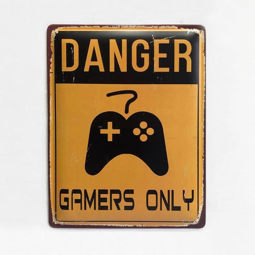 Man Cave - Gamers Only Sign