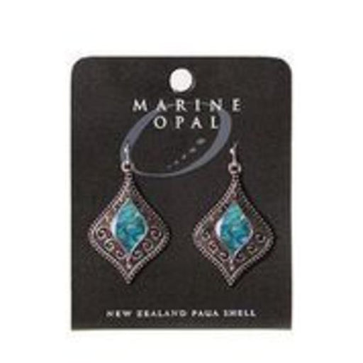 Marine Opal - Moroccan Antique Earrings