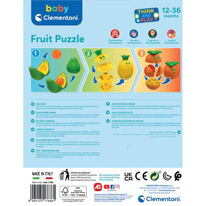Clementoni Baby - Fruit Puzzle
