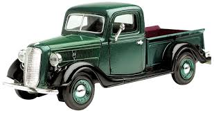 MotorMax Timeless Legends 1:24 - 1937 Ford Pickup Green