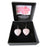 Wildside PS93 - Large Rose Quartz Heart Earrings