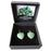 Wildside PS94 - Large Adventurine Heart Earrings