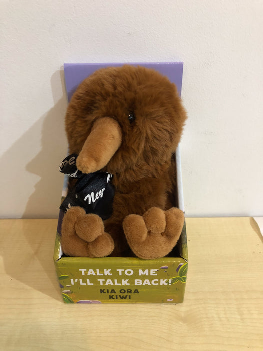 Kiwi & Friends - Talking Kiwi 15cm sitting