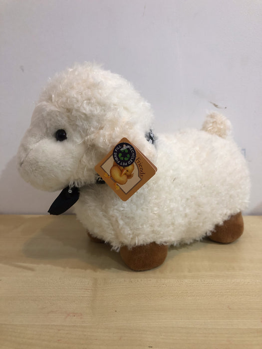 Kiwi & Friends - Standing Sheep Black Ribbon 22cm