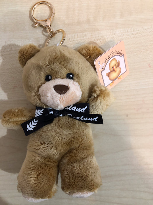 Kiwi & Friends - Bag Clip / Key Ring Teddy Bear