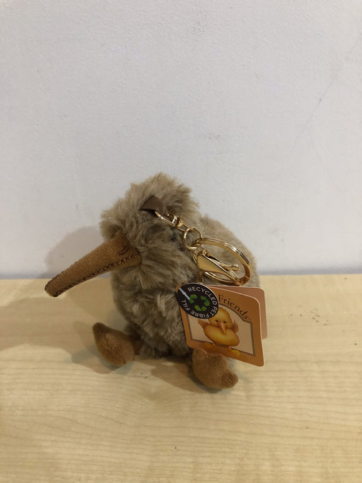 Kiwi & Friends - Bag Clip / Key Ring Brown Kiwi
