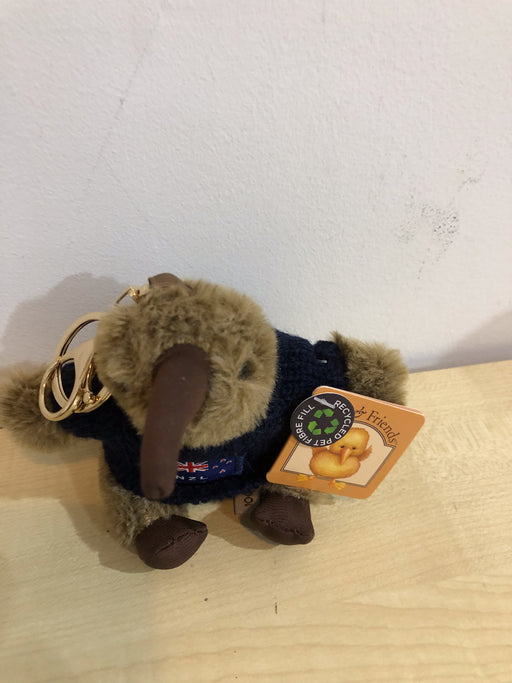 Kiwi & Friends - Bag Clip / Key Ring Kiwi with Vest
