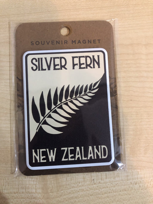 NZ Magnet - Retro Fern New Zealand