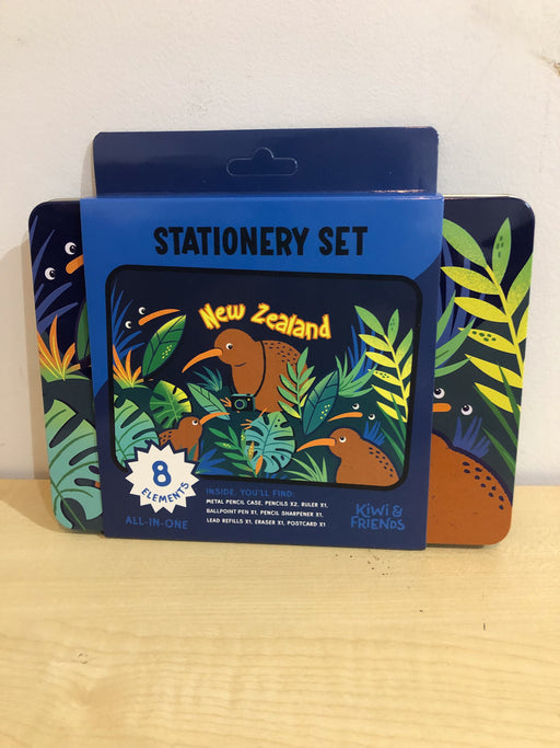 Kiwi & Friends - New Zealand Stationery Set Kiwi Explorer NZ Blue