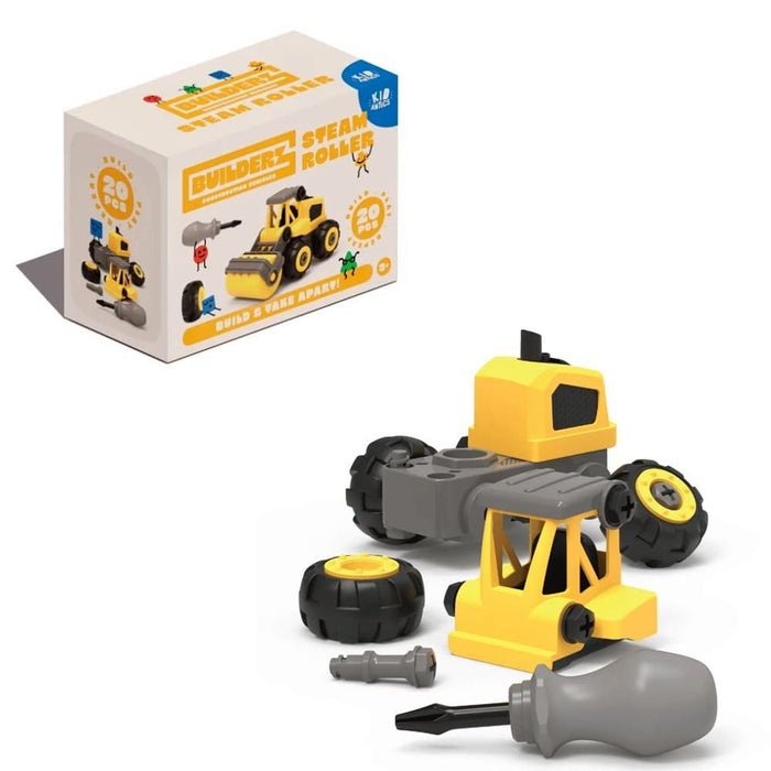 Kid Antics - Builderz Construction Steam Roller
