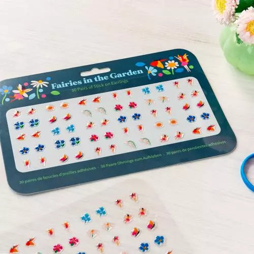 Rex London: Fairies in the Garden - Stick on Earrings (30 pairs)