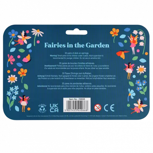Rex London: Fairies in the Garden - Stick on Earrings (30 pairs)