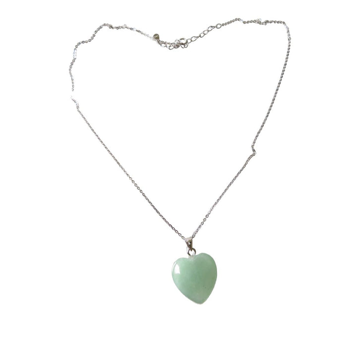 Wildside PS98 - Large Adventurine Heart Pendant