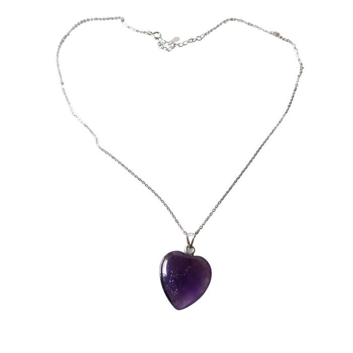 Wildside PS96 - Large Amethyst Heart Pendant