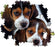 Clementoni - Close Together Puzzle - Beagle Puppies 500 pcs