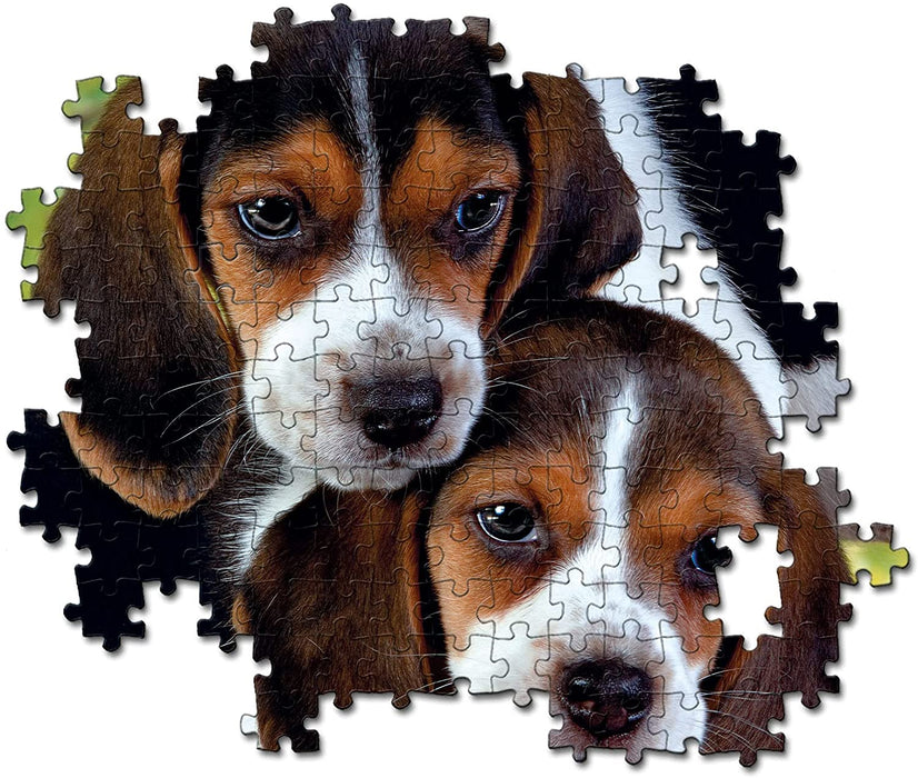 Clementoni - Close Together Puzzle - Beagle Puppies 500 pcs