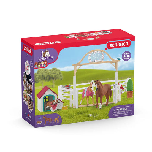 Schleich - Horse Club Hannah's guest horses with Ruby the dog