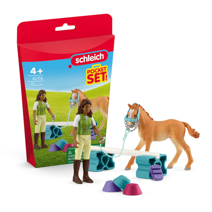 Schleich - Horse Training Playset with Tennessee Walker Foal