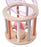 Little Tribe- Wooden Rolling Shape Sorter (Peach)