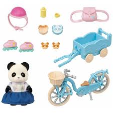 Sylvanian Families - Cycle & Skate Set - Panda Girl