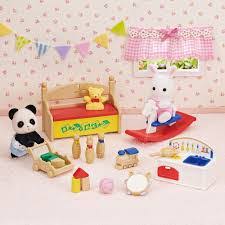 Sylvanian Families - Baby's Toy Box - Snow Rabbit & Panda Babies