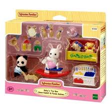 Sylvanian Families - Baby's Toy Box - Snow Rabbit & Panda Babies