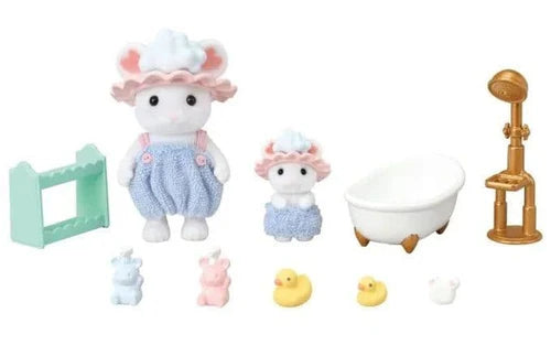 Sylvanian Families - Bath Time Bubble Siblings
