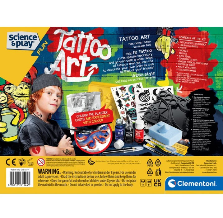 Clementoni Science & Play - FUN Tattoo Art