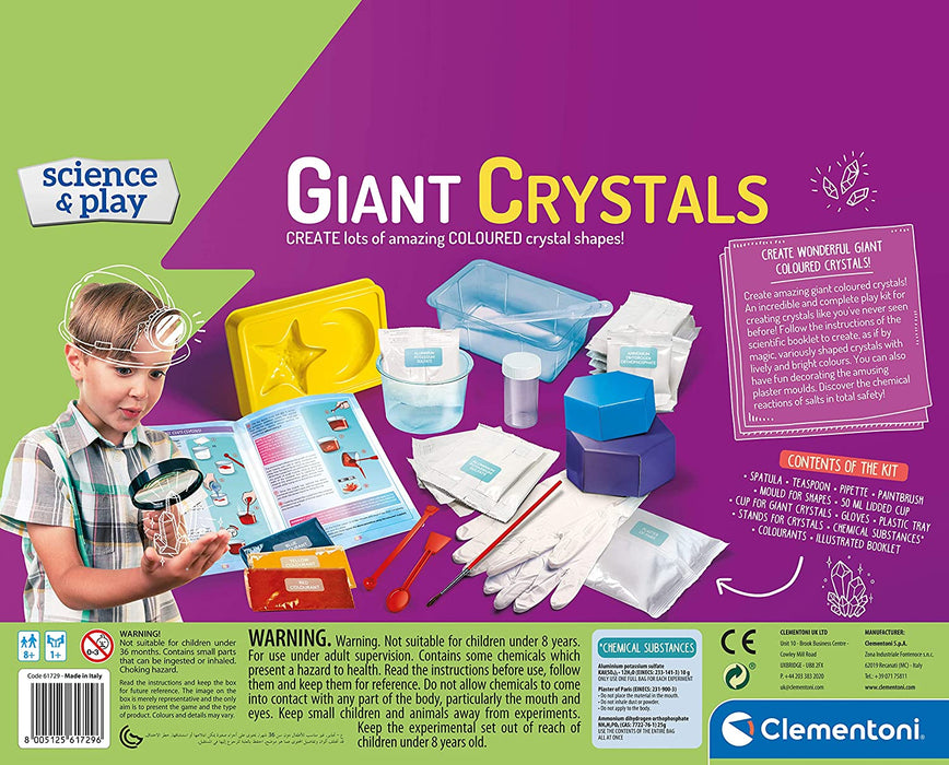 Clementoni Science & Play - Giant Crystals