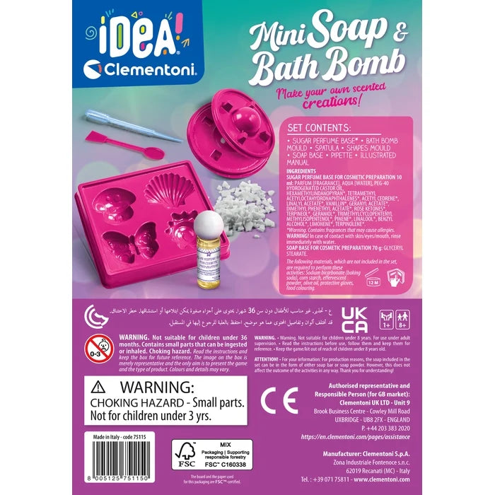 Clementoni Idea - Mini Soap & Bath Bomb