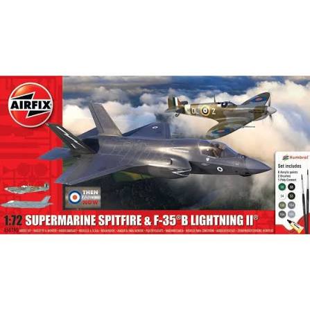 Airfix Gift Set - 1:72 Supermarine Spitfire & F-35 B Lightning II