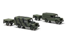 Airfix - 1:76 LWB Landrover and Trailer (Hard Top)