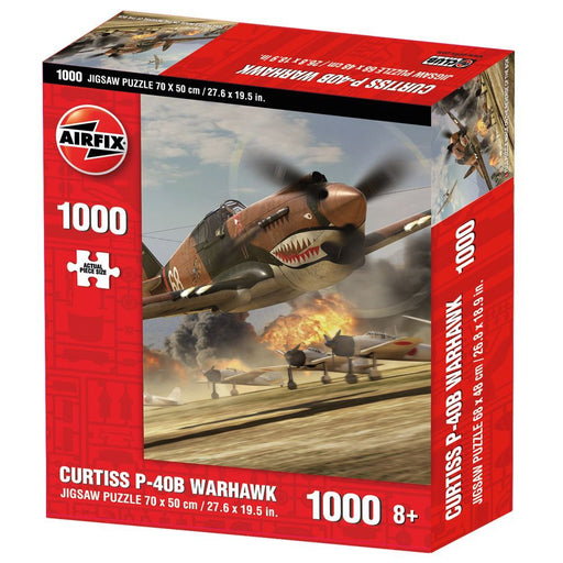 Airfix Jigsaw Puzzle - Curtiss P-40B Warhawk (1000pc)