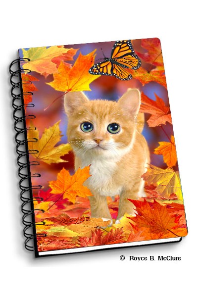 Notebook - Fall Kitten